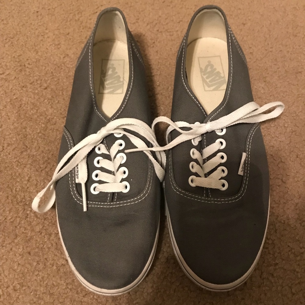 Gray women’s Vans
